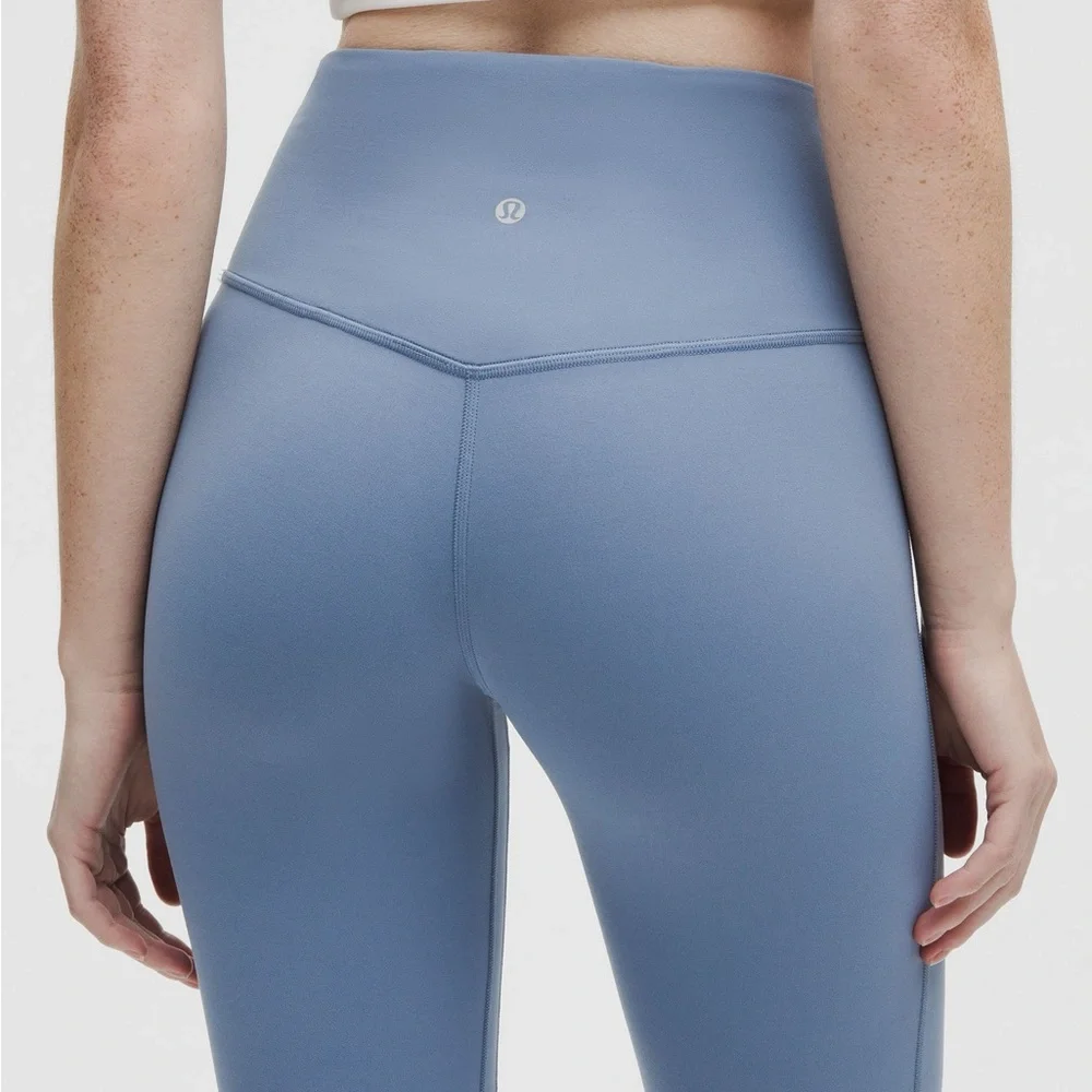 Lululemon Align High‎ Rise Mini Flare Blue Leggings